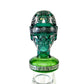 Temple Relic Glass Bong Teal 22cm - The Bong Baron