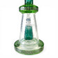 Temple Relic Glass Bong Teal 22cm - The Bong Baron