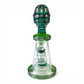 Temple Relic Glass Bong Teal 22cm - The Bong Baron