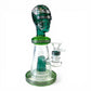 Temple Relic Glass Bong Teal 22cm - The Bong Baron