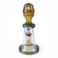 Temple Relic Glass Bong Yellow 22cm - The Bong Baron