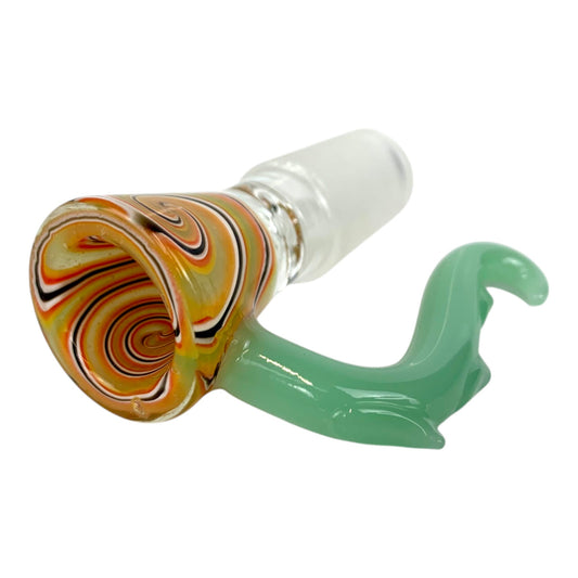 Tentacle Grip Swirl Cone Piece – Green 18mm - The Bong Baron
