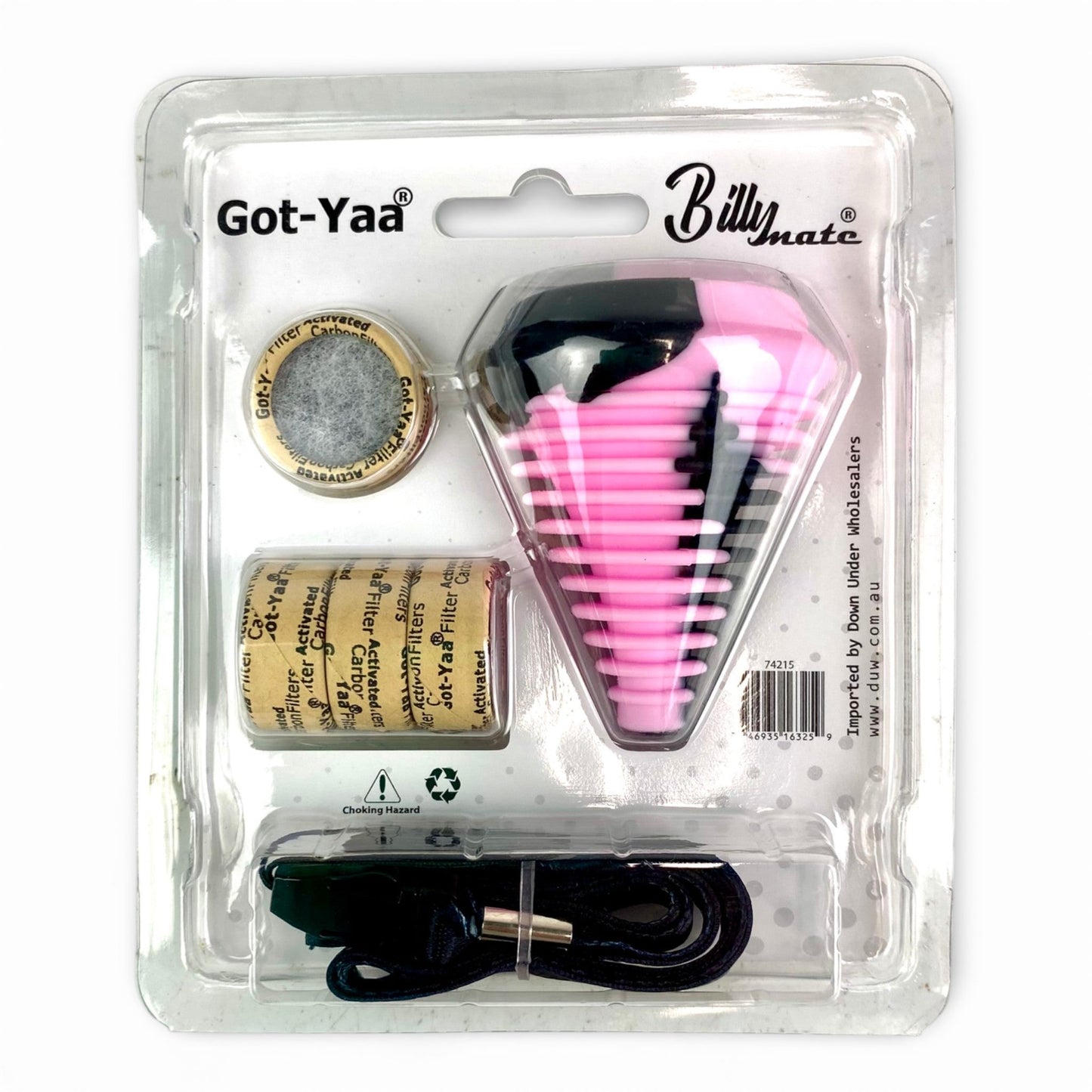 The Billy Mate Silicone Mouthpiece Filter – Pink Camo - The Bong Baron