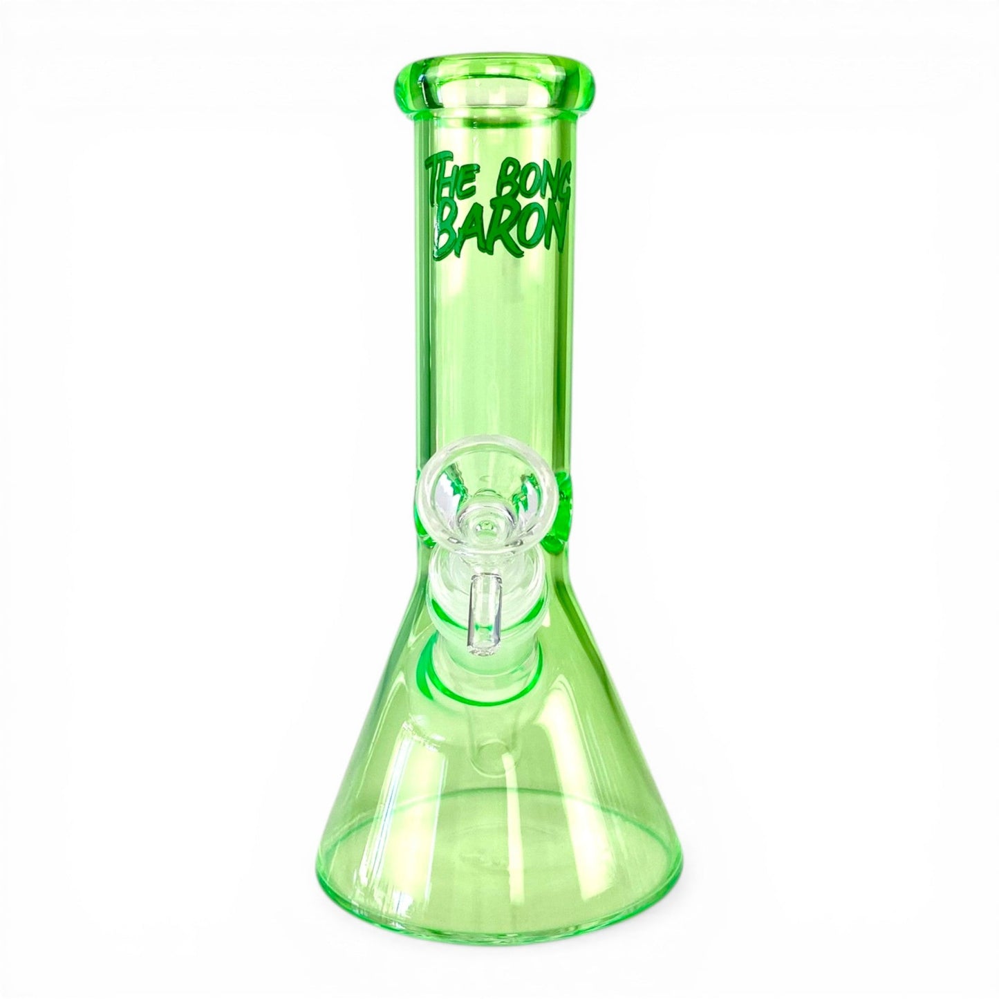 The Bong Baron Beaker Bong 20cm Green - The Bong Baron