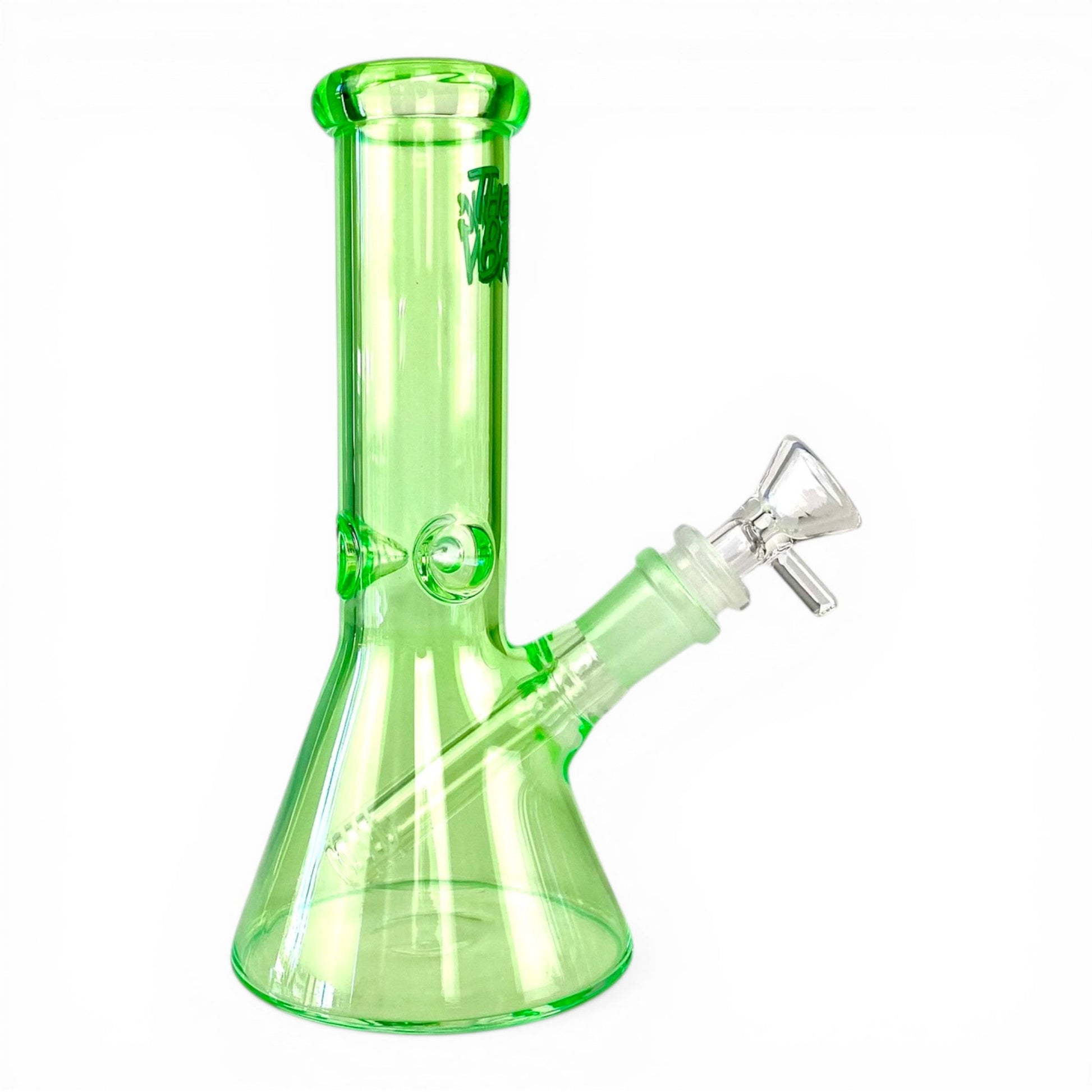 The Bong Baron Beaker Bong 20cm Green - The Bong Baron