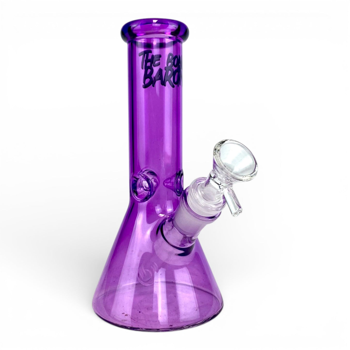 The Bong Baron Beaker Bong 20cm Purple - The Bong Baron
