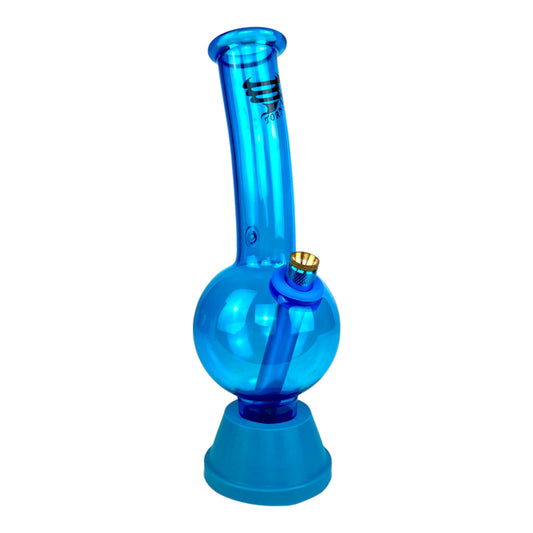Tornado Bubble Bong 25cm Blue - The Bong Baron