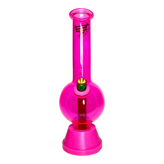 Tornado Bubble Bong 25cm Pink - The Bong Baron