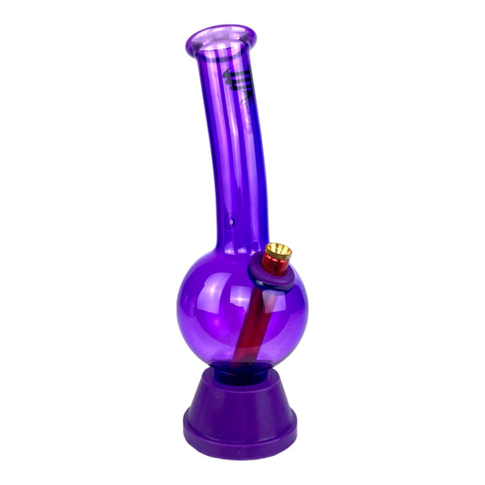 Tornado Bubble Bong 25cm Purple - The Bong Baron