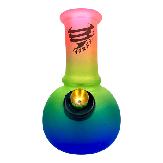 Tornado Rainbow Bonza Bong 14cm - The Bong Baron