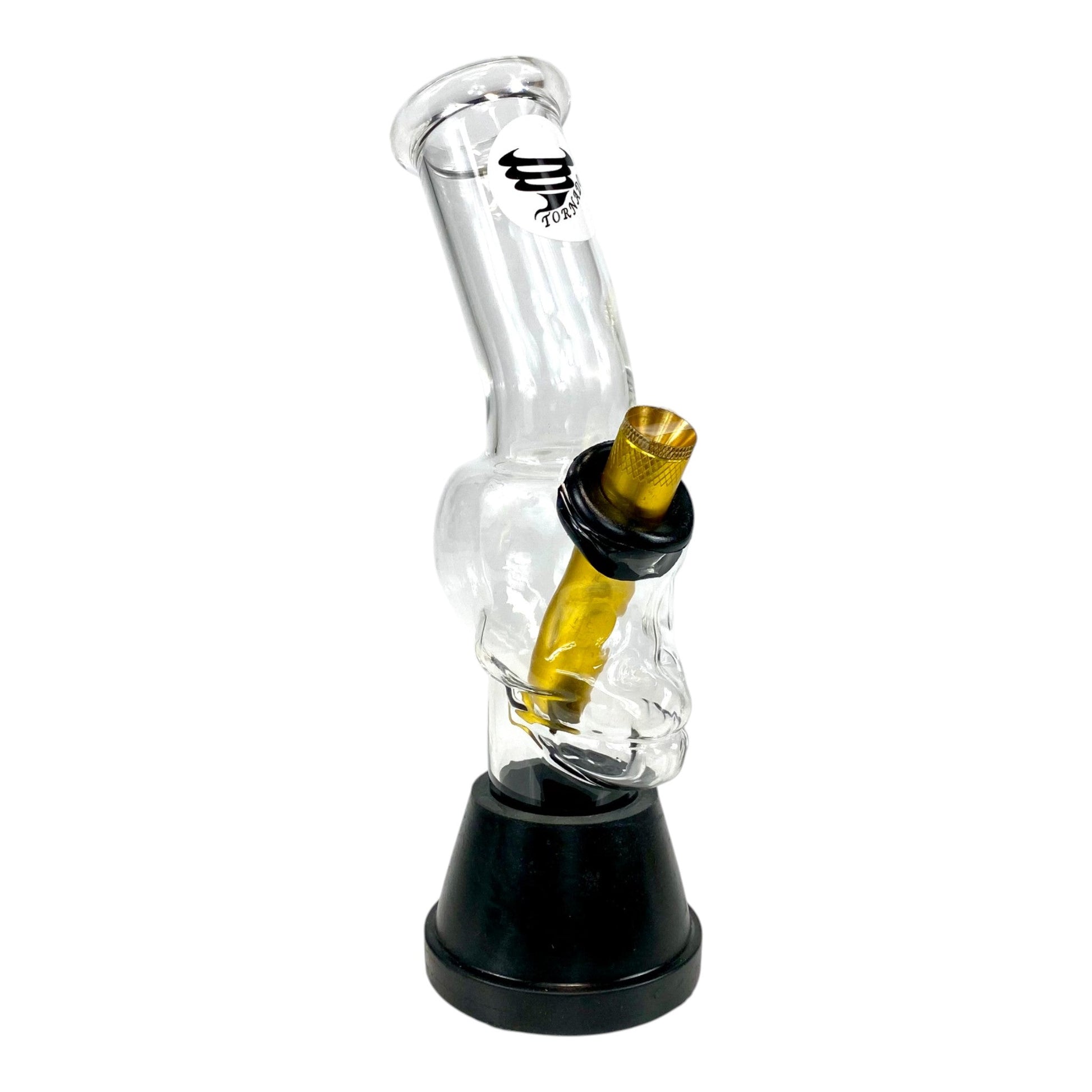 Tornado Skull Glass Bong 21cm - The Bong Baron