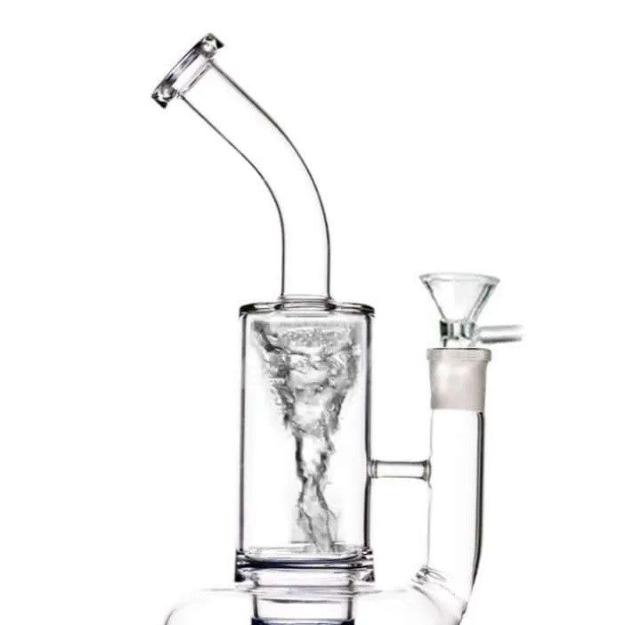 Tornado Vortex Effect Bong 27cm Green - The Bong Baron