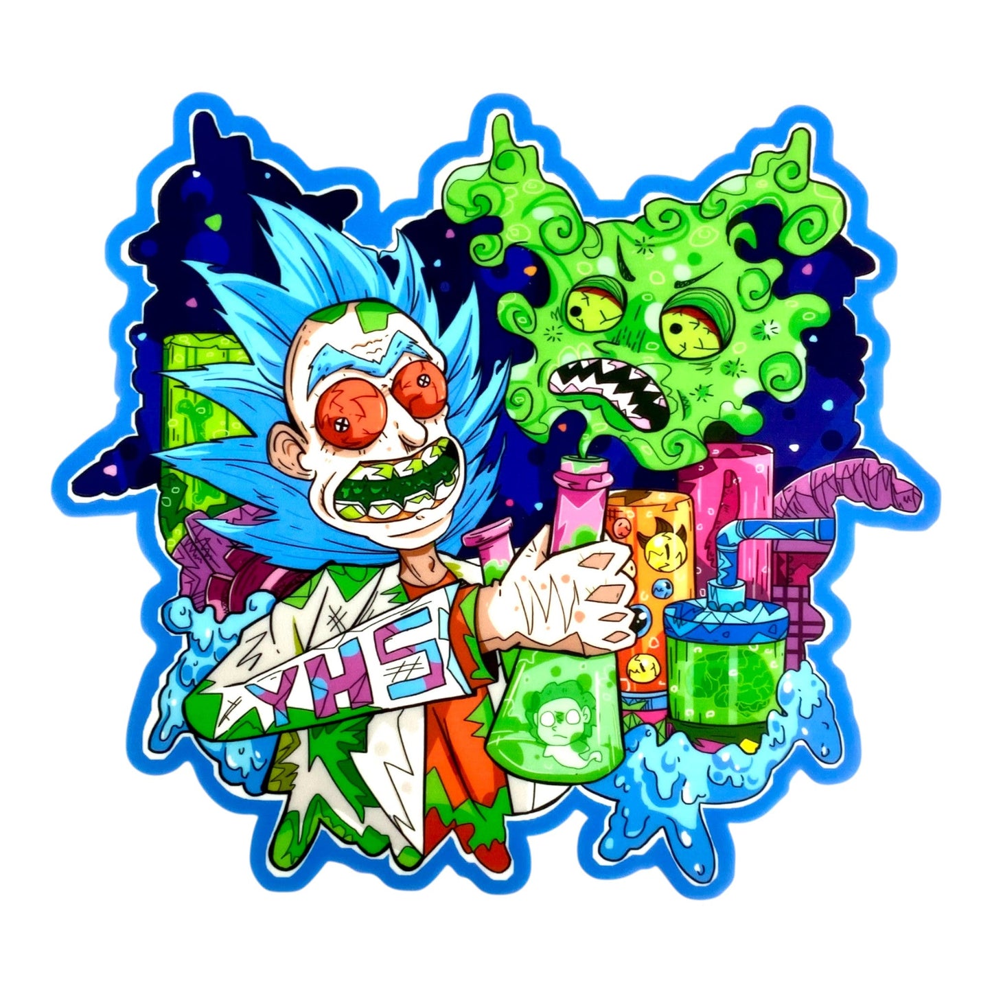 Toxic Trip Silicone Dab and Bong Mat 20 x 18cm - The Bong Baron