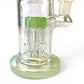 Tree Perc Bong and Dab Rig 21cm Green - The Bong Baron