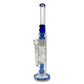 Triple Perc Straight Shooter 45cm Blue Sombrero Bong - The Bong Baron