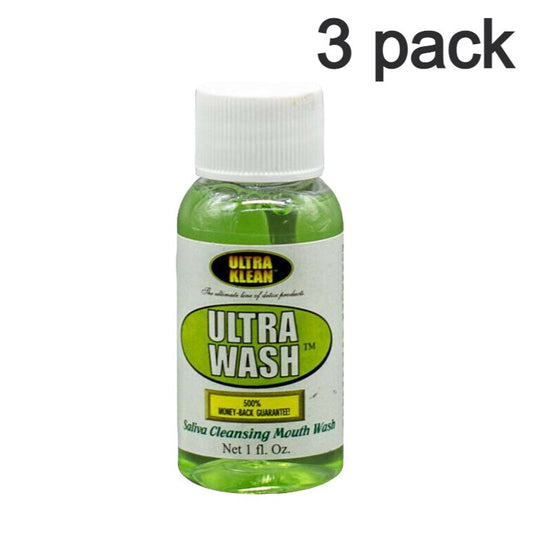 Ultra Klean Ultra Wash - THC Detox Mouthwash 3 Pack - The Bong Baron