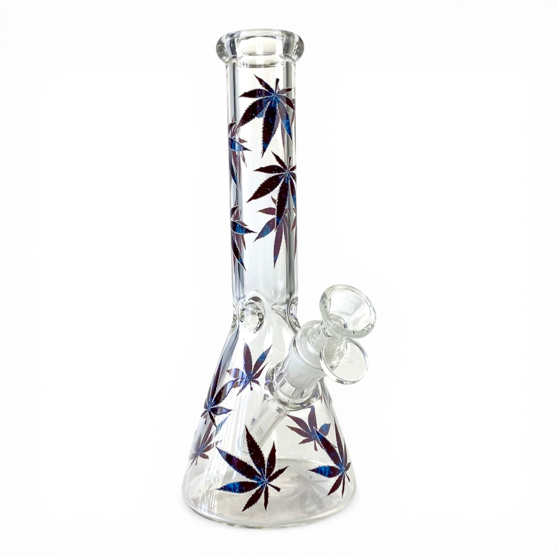 Weed Leaf Beaker Bong 25cm - The Bong Baron