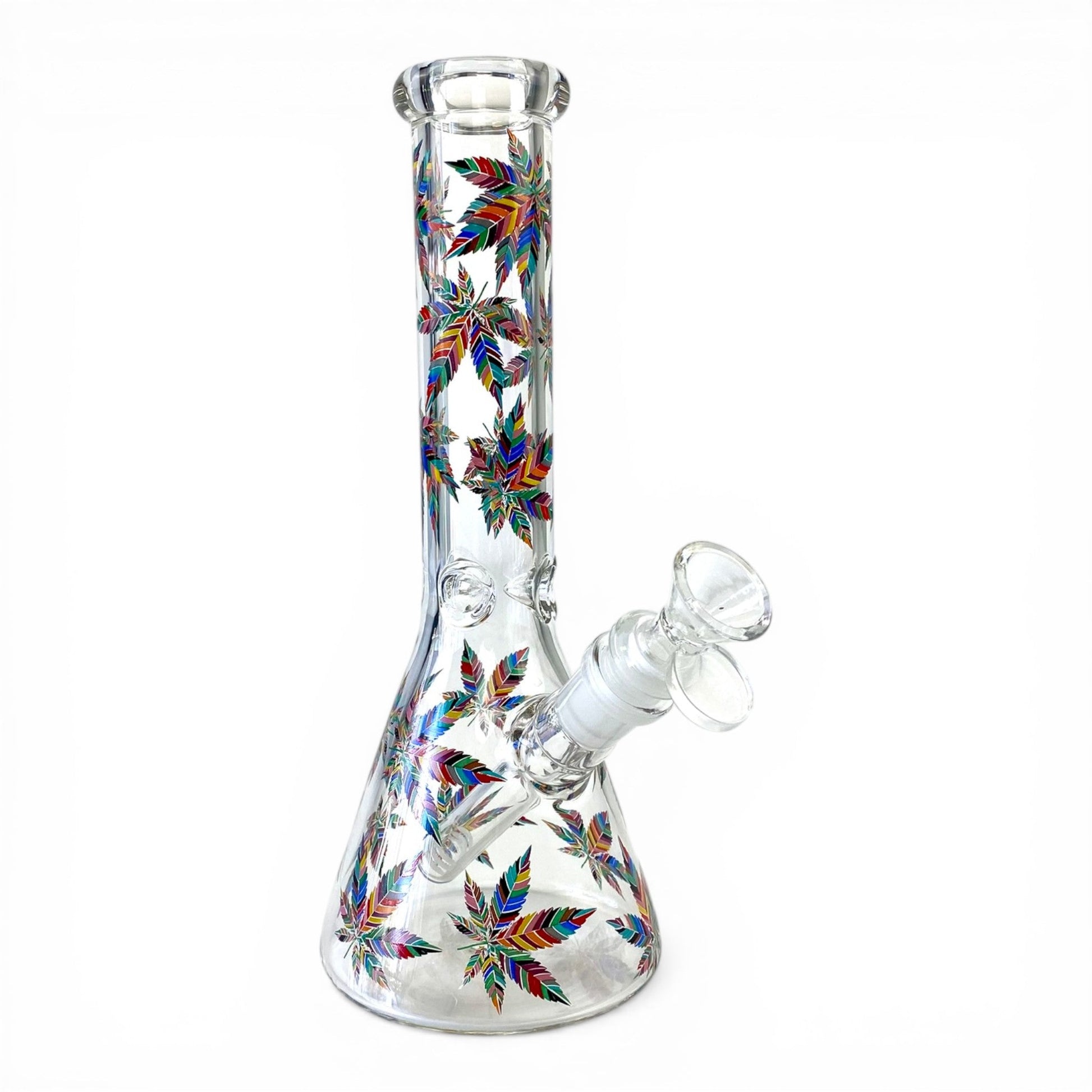 Weed Leaf Beaker Bong 25cm - The Bong Baron