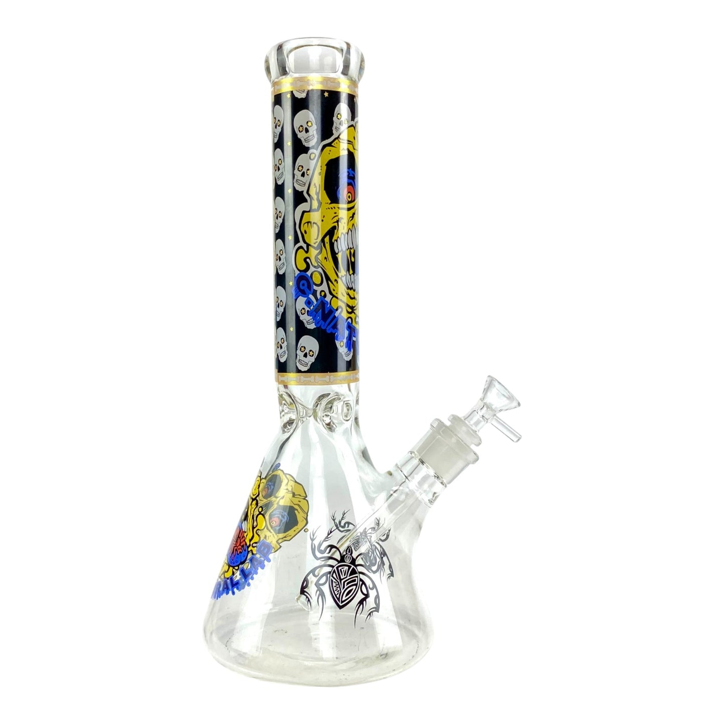 Yellow Demon 7mm Beaker Bong 35cm - The Bong Baron