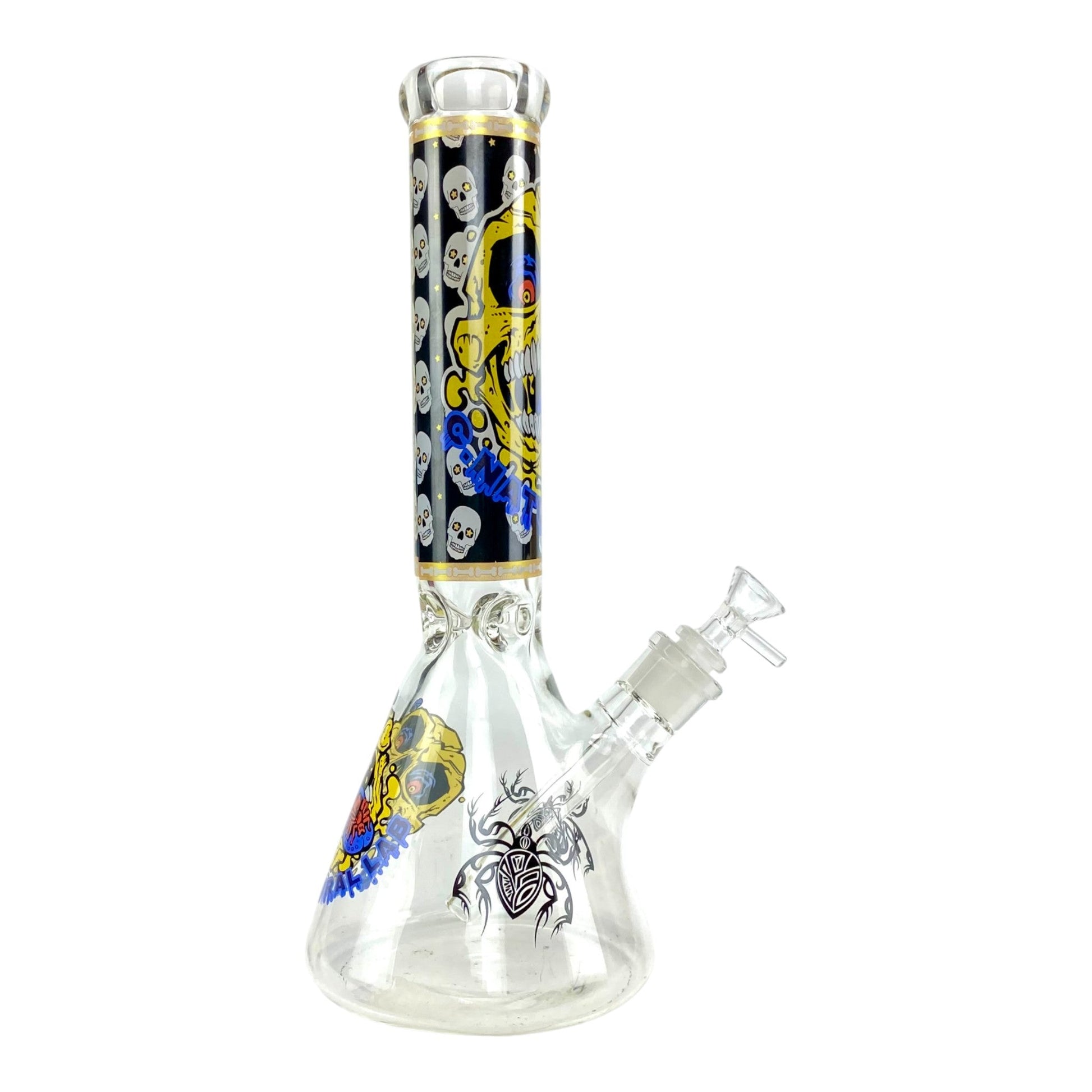 Yellow Demon 7mm Beaker Bong 35cm - The Bong Baron