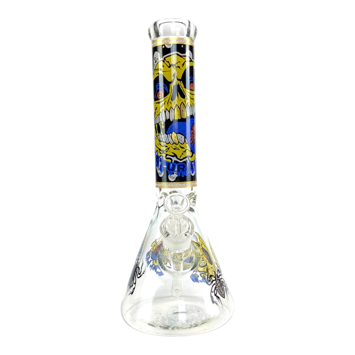 Yellow Demon 7mm Beaker Bong 35cm - The Bong Baron