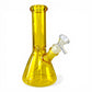 Yellow Glass Beaker Bong 20cm - The Bong Baron