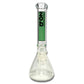 Zob Glass Basic Beaker Bong 25cm Green - The Bong Baron